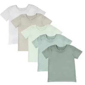 5-Pack Organic Cotton Short Sleeve T-Shirts