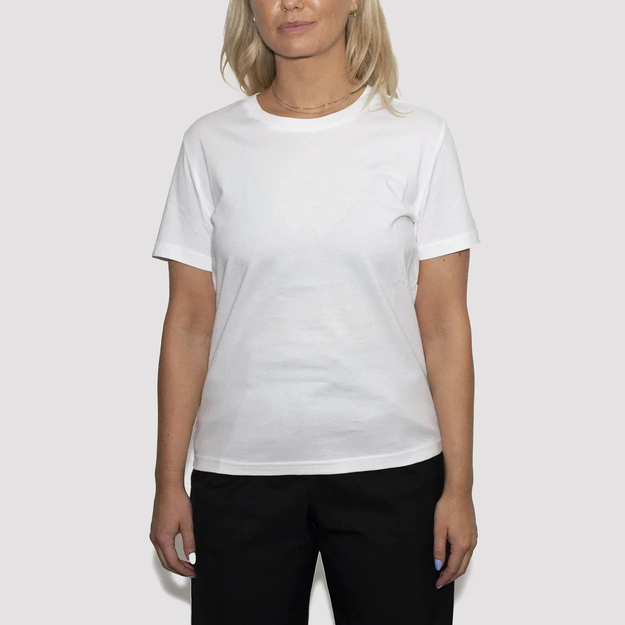 5 Pack | Women’s T-Shirts, Recycled Cotton, White