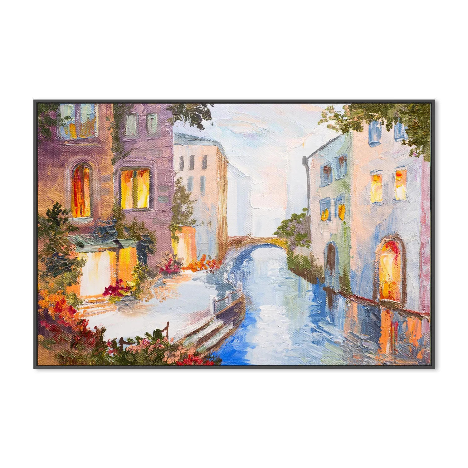 A Romantic Night , Hand-painted Canvas