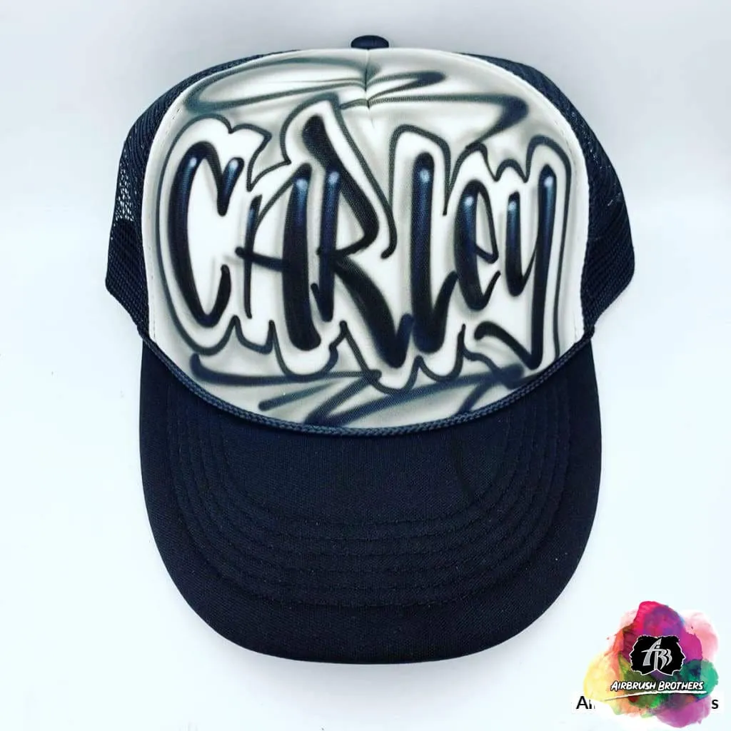 Airbrush Street Tag Hat Design