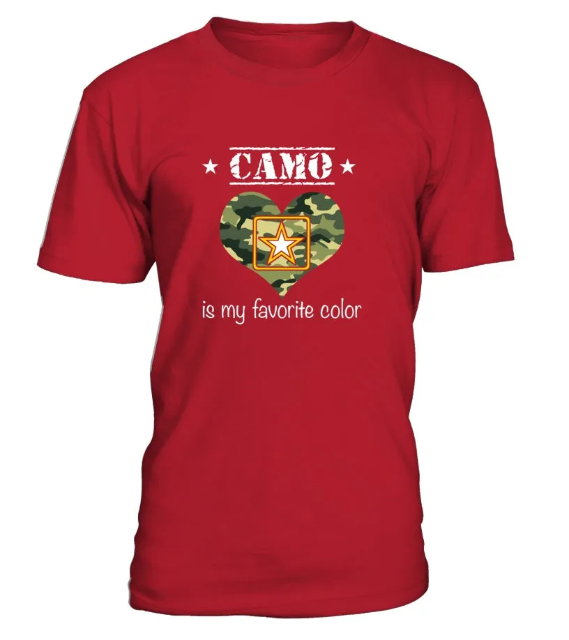 Army Mom Favorite Color T-shirts