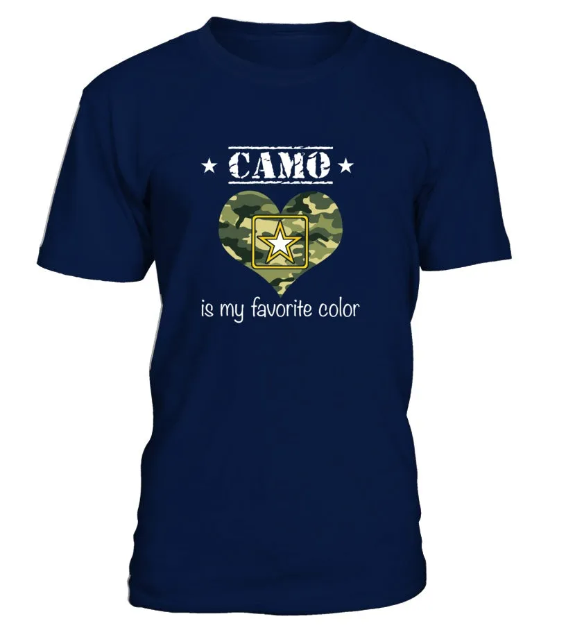 Army Mom Favorite Color T-shirts