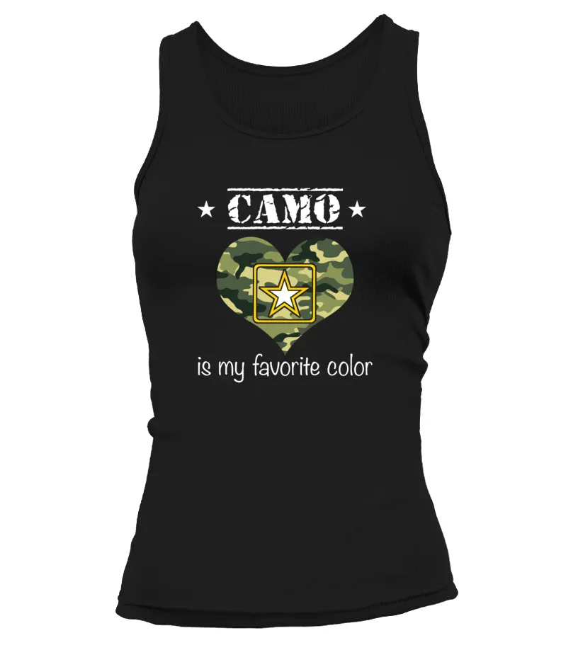 Army Mom Favorite Color T-shirts