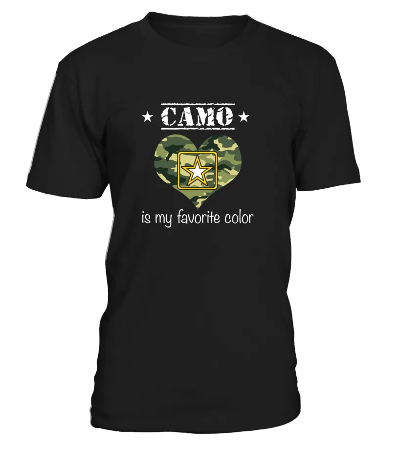 Army Mom Favorite Color T-shirts