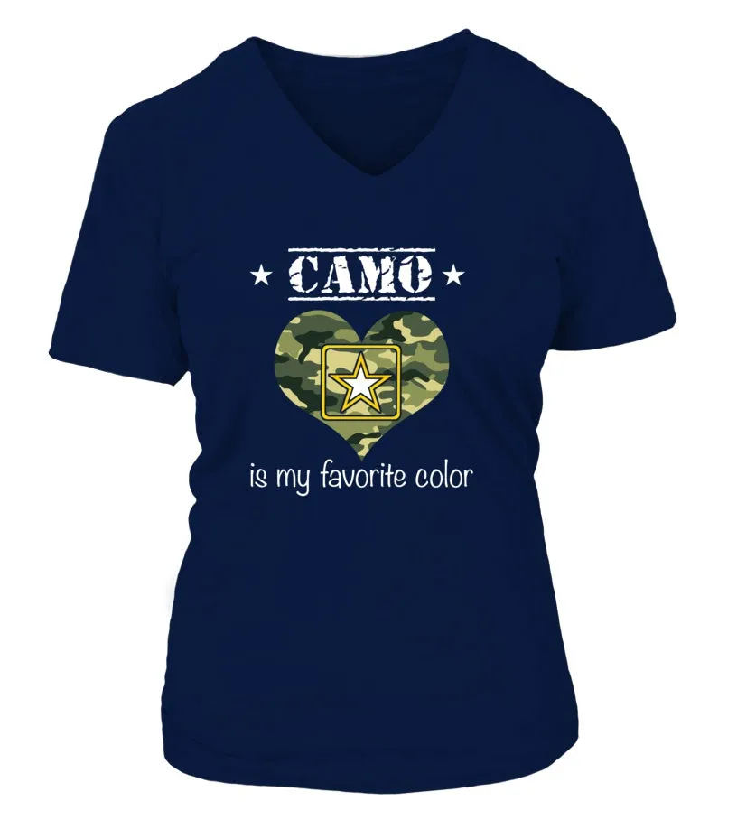 Army Mom Favorite Color T-shirts