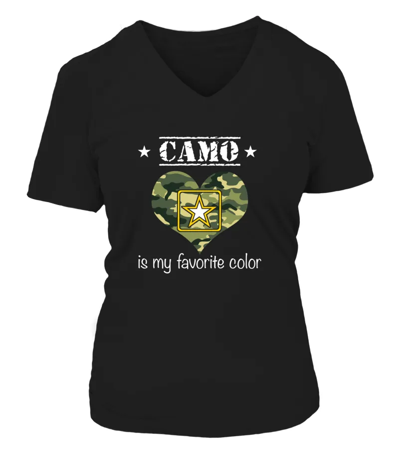 Army Mom Favorite Color T-shirts