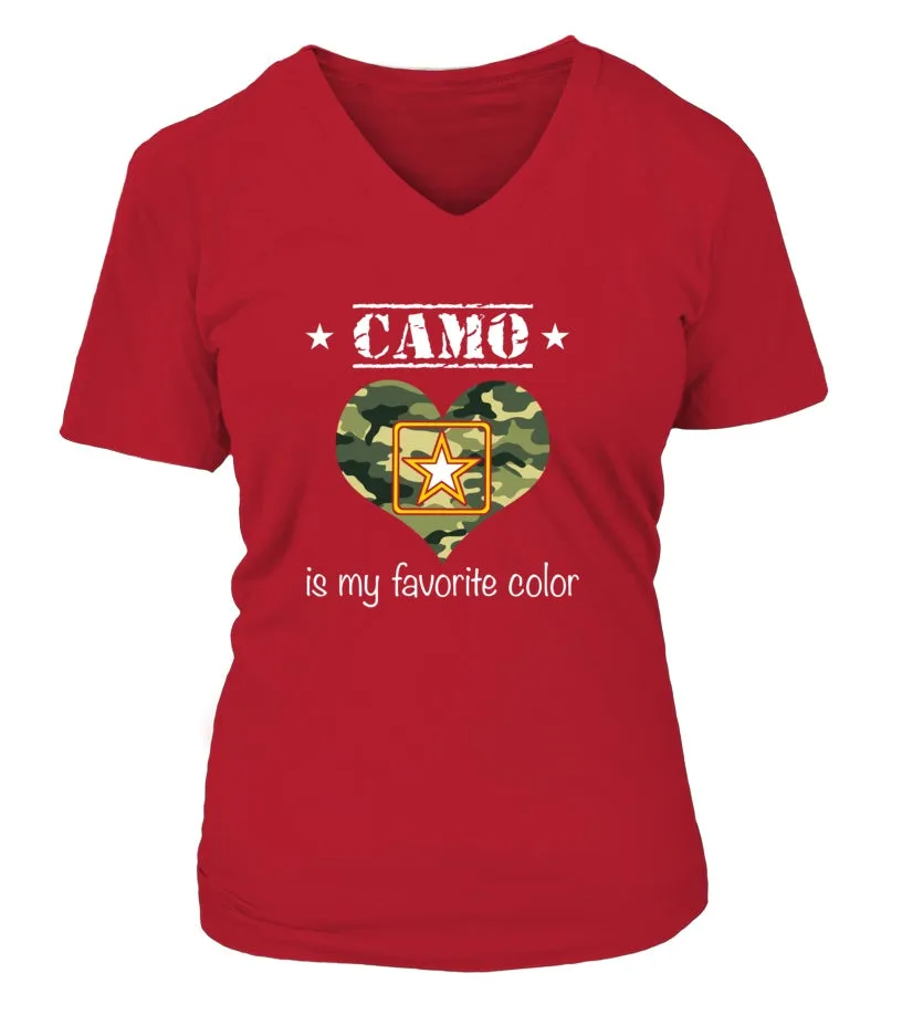 Army Mom Favorite Color T-shirts