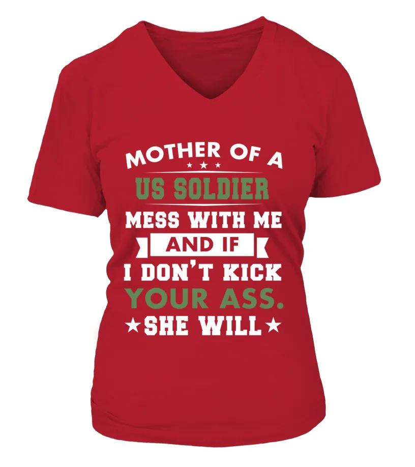 Army Mom Kick Ass Daughter T-shirts