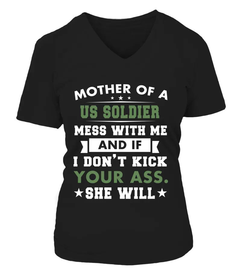 Army Mom Kick Ass Daughter T-shirts