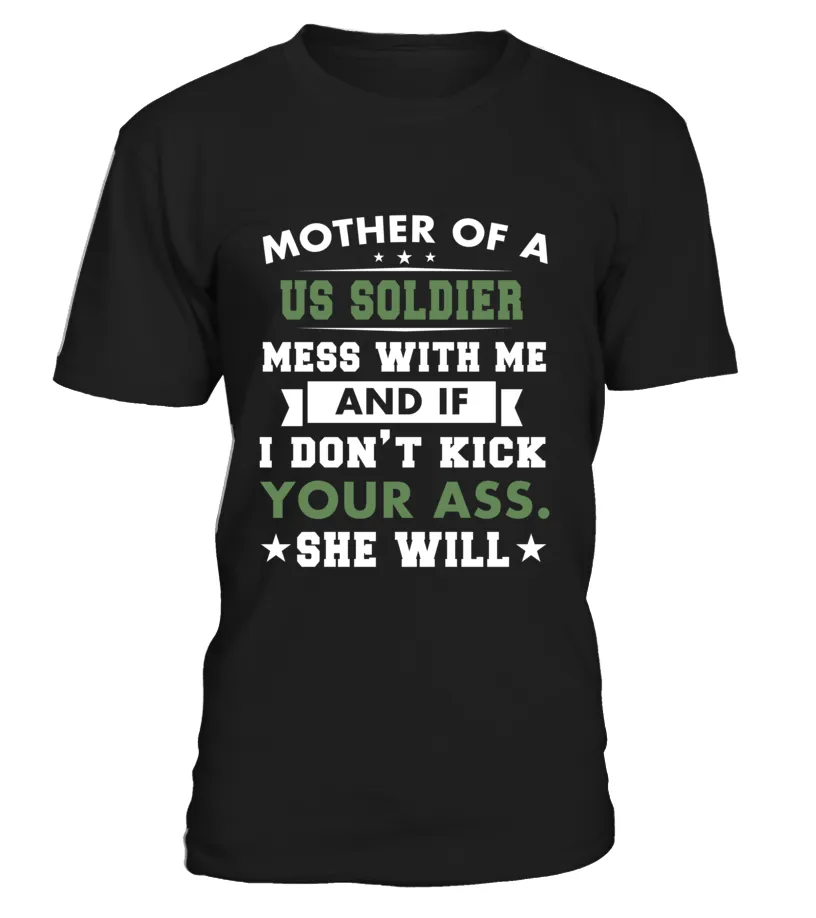 Army Mom Kick Ass Daughter T-shirts