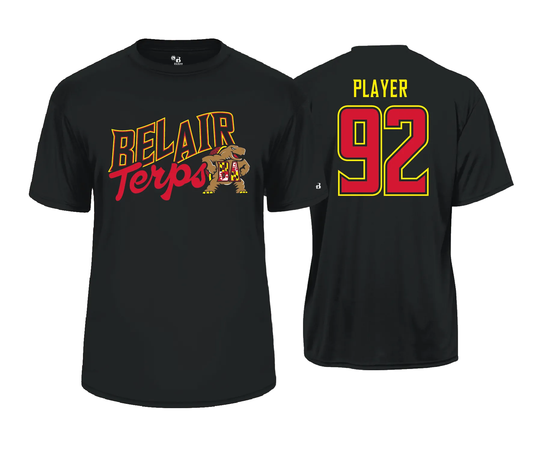 Bel Air Terps- Dual Threat Custom Shirts