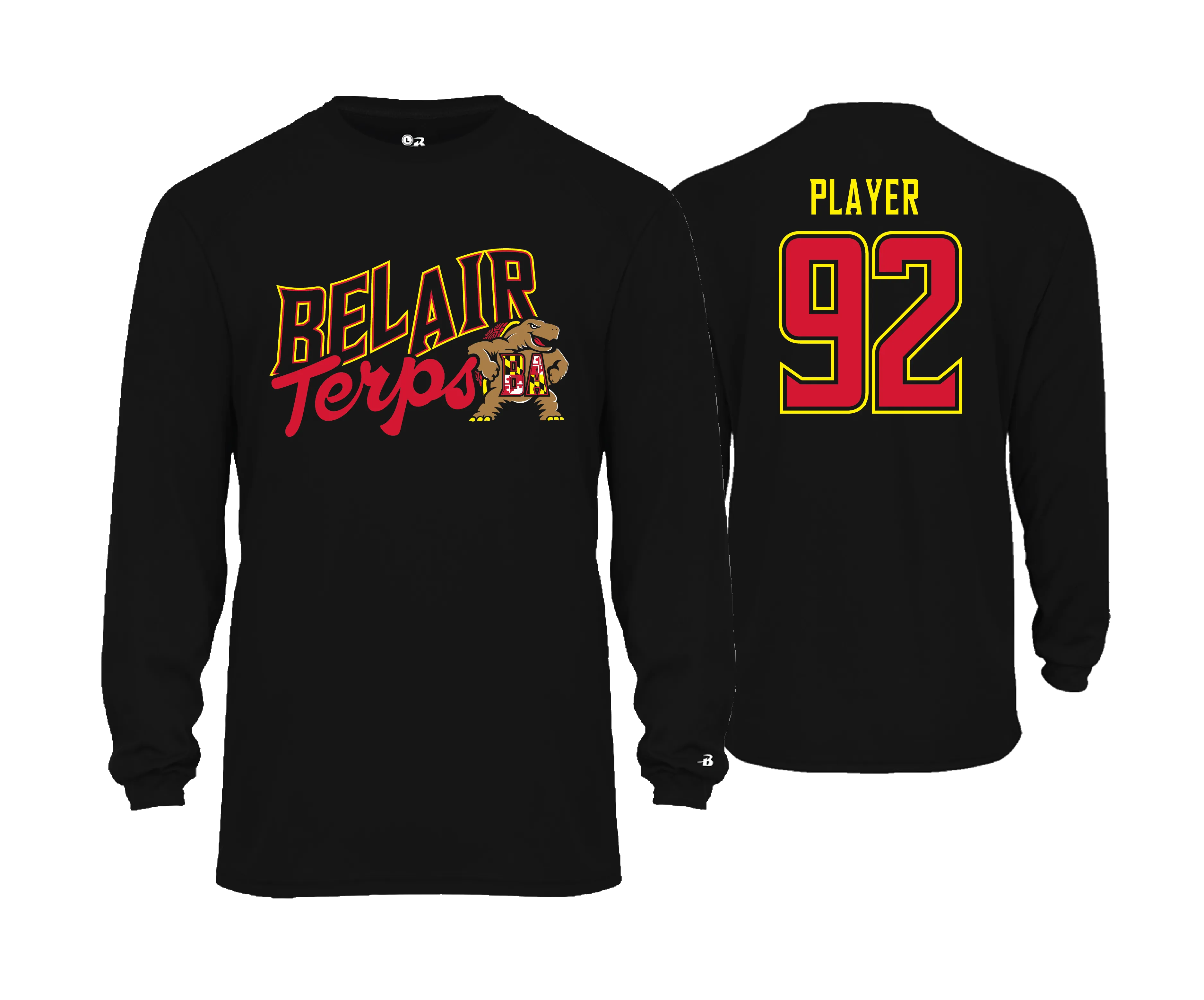 Bel Air Terps- Dual Threat Custom Shirts