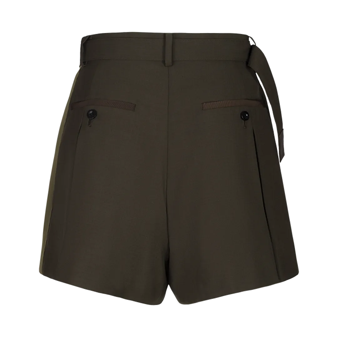 Belted Suiting Shorts