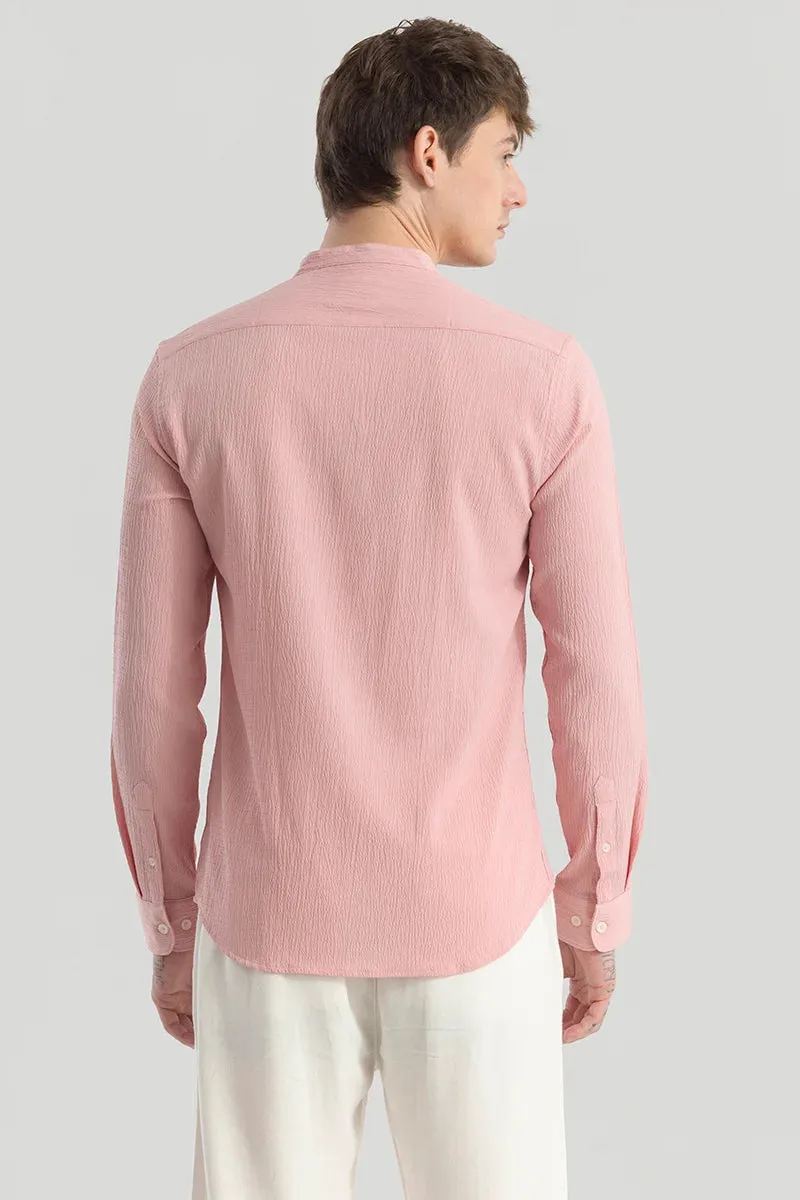 Berit Pink Textured Shirts