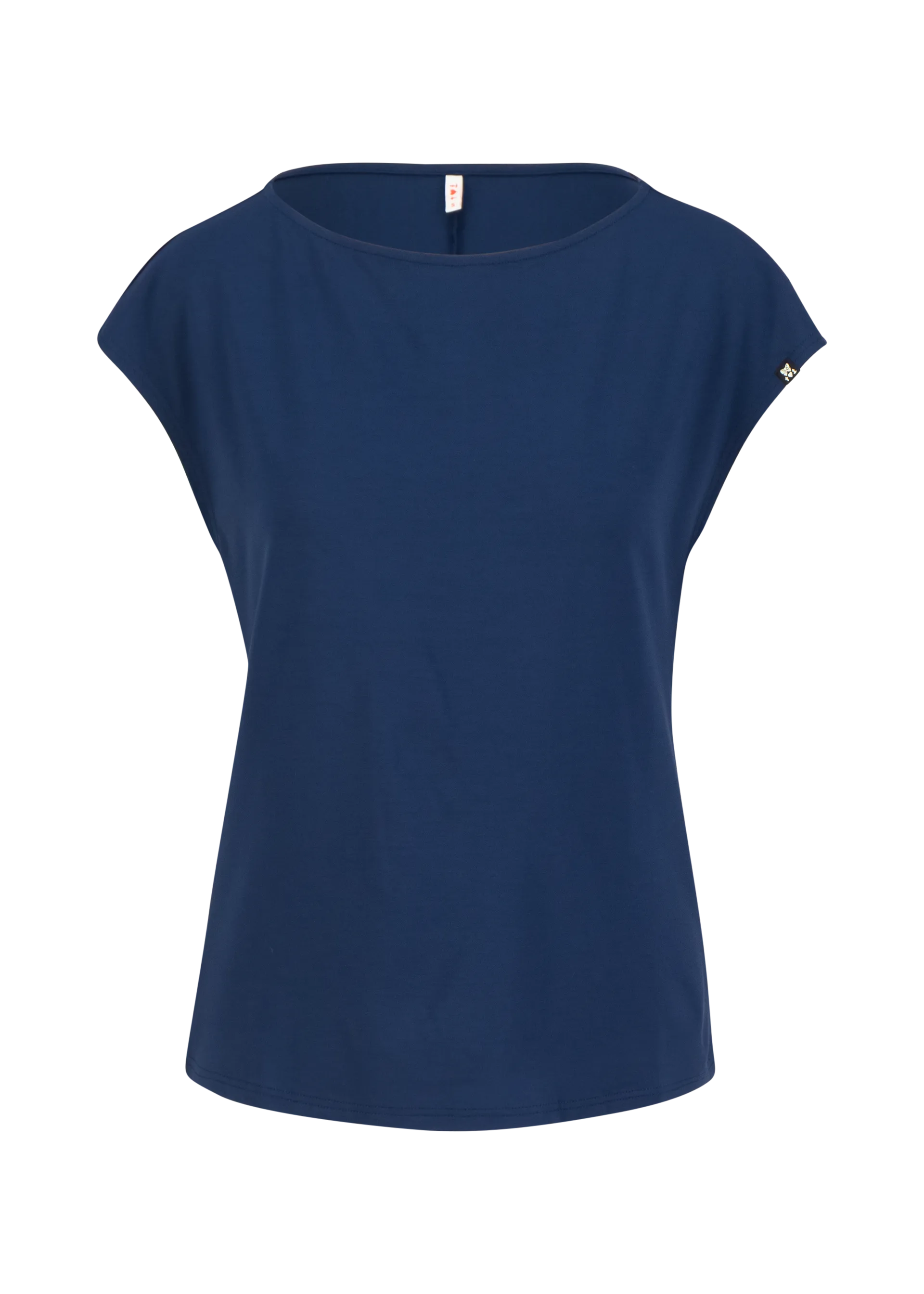 Blutsgeschwister Vibrant Dark Blue Breezy Flowgirl Top