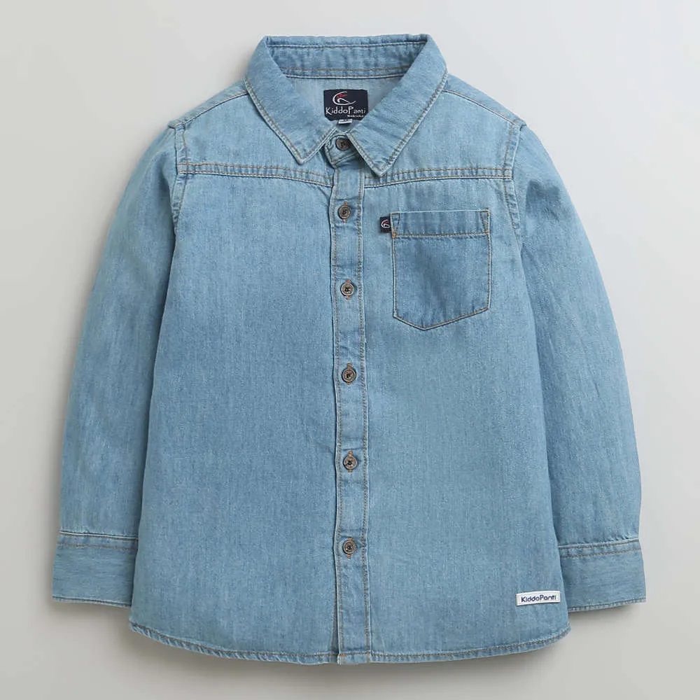 Boys Full Sleeve Denim Shirts