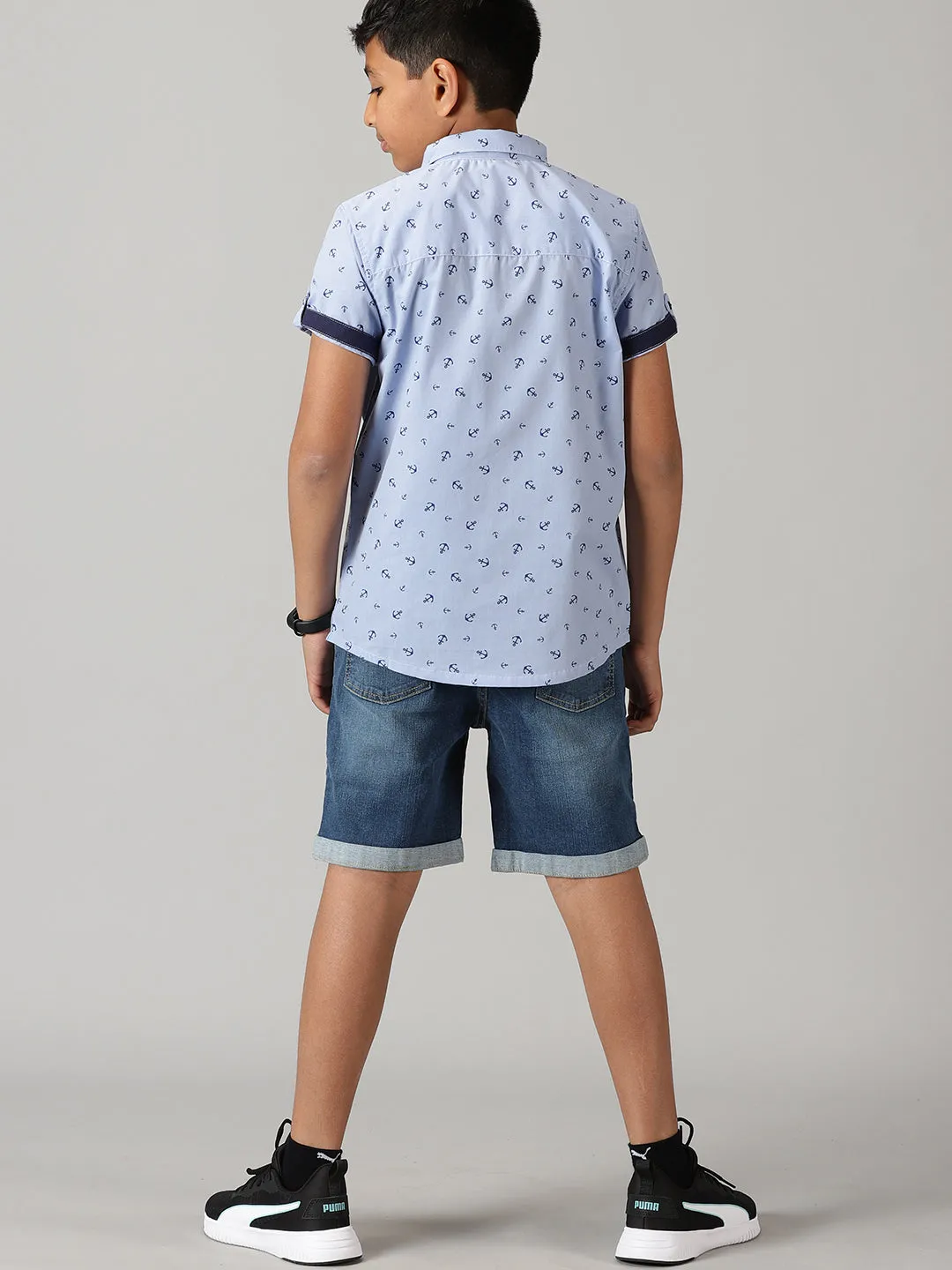 Boys Half Sleeve Printed Shirts