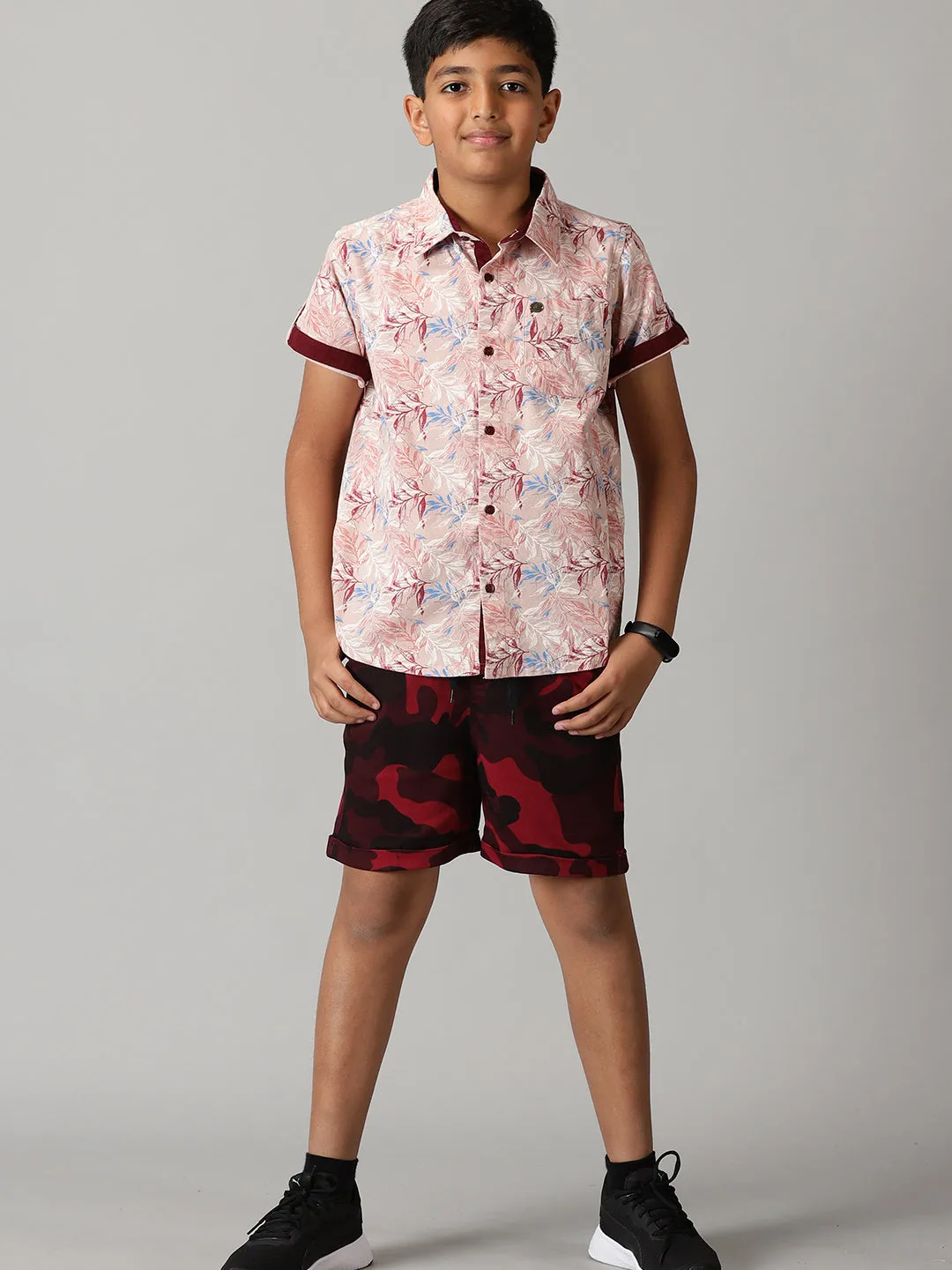 Boys Half Sleeve Printed Shirts