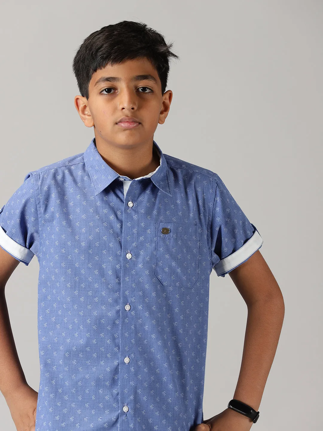 Boys Half Sleeve Printed Shirts