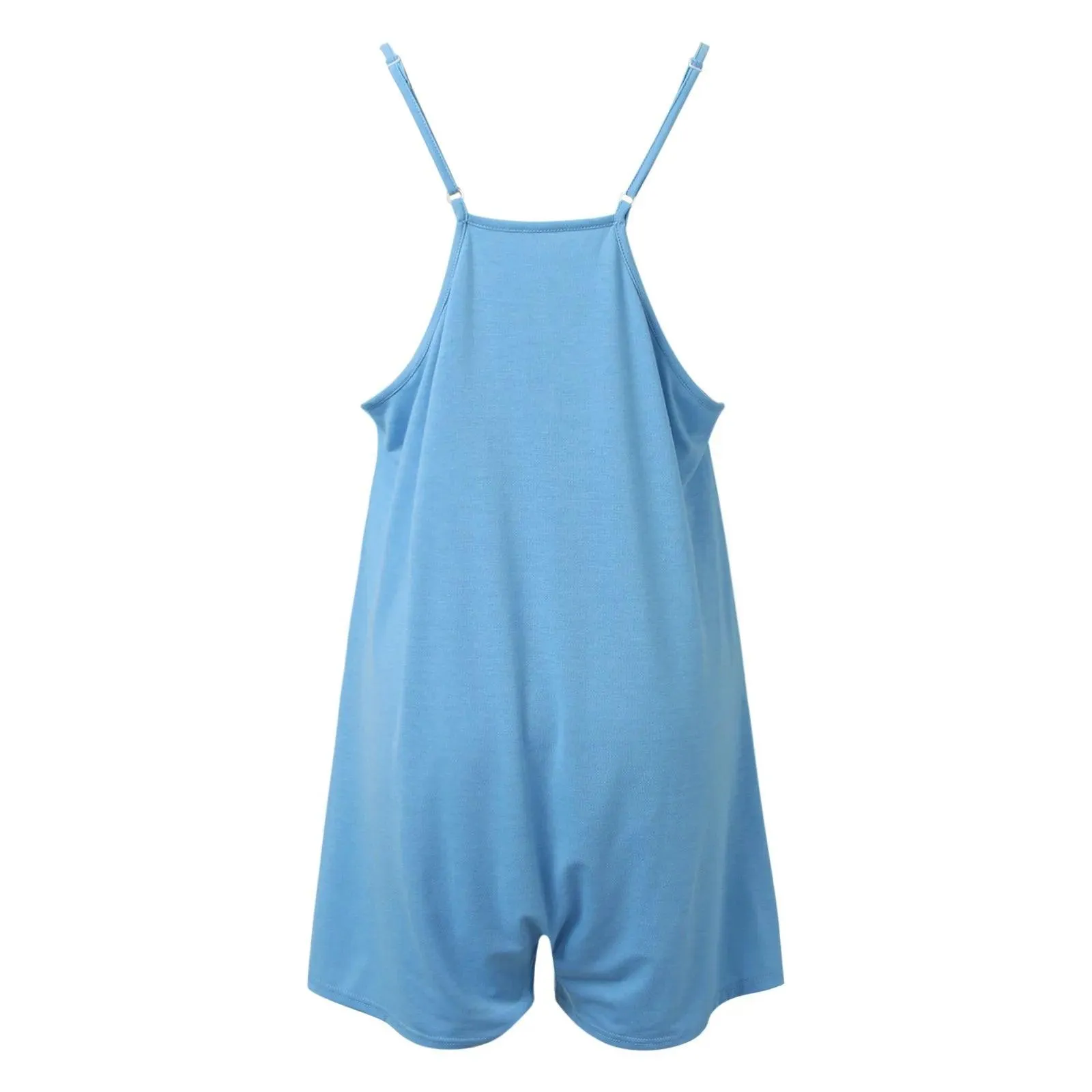 BREEZY BABY BLUE ROMPER