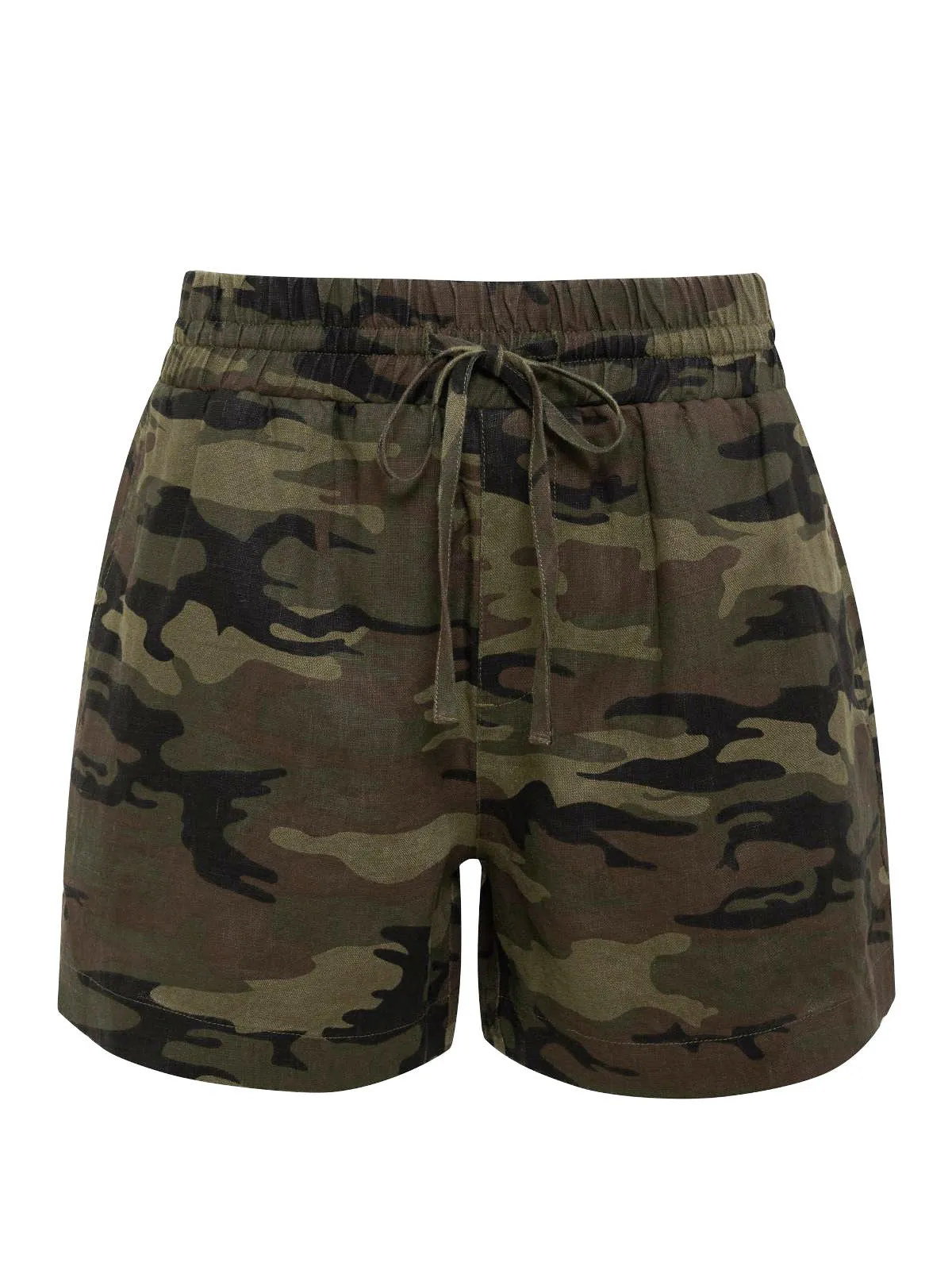 Breezy Camo High Rise Short Little Hero Camo