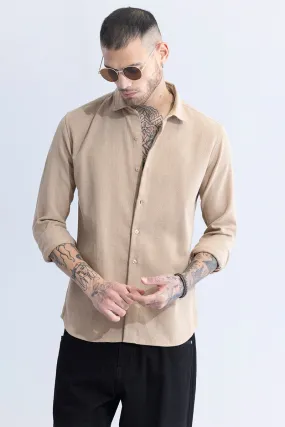 Breezy Charm Stripe Beige Shirt