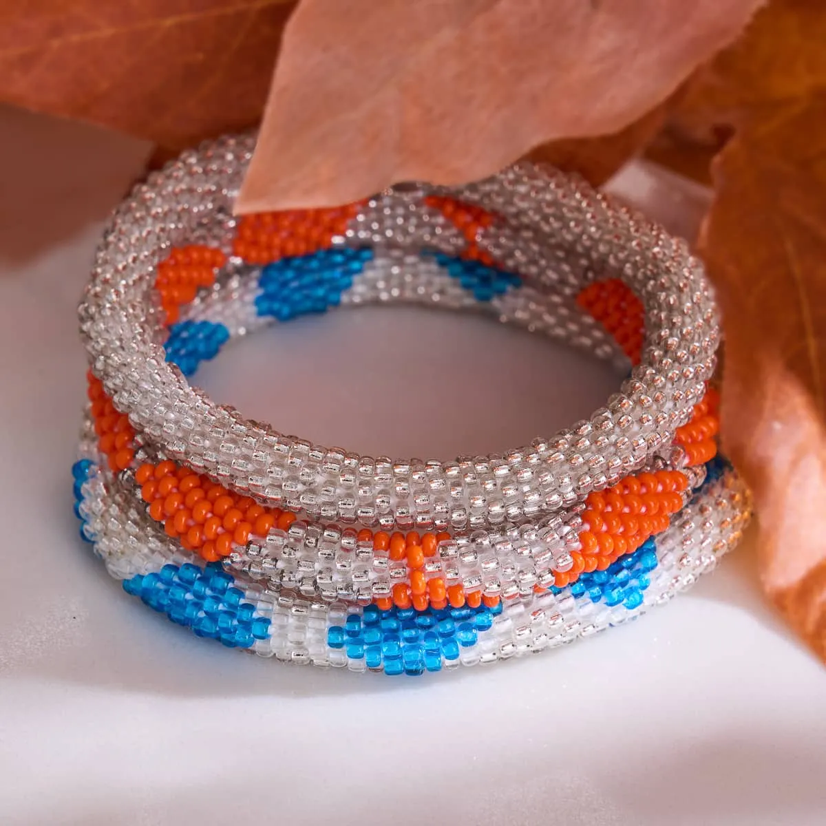 Breezy | Himalayan Glass Bead Bracelet