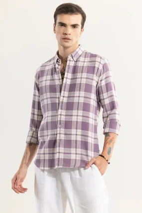 Breezy Lavender Checks Shirt