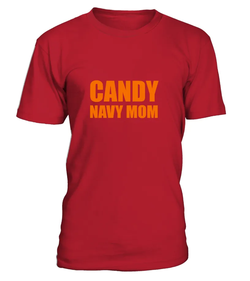 Candy Navy Mom Halloween T-shirts