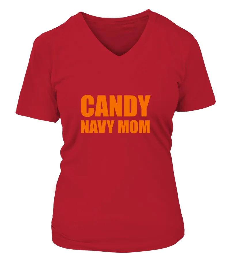 Candy Navy Mom Halloween T-shirts