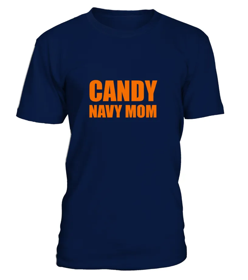 Candy Navy Mom Halloween T-shirts