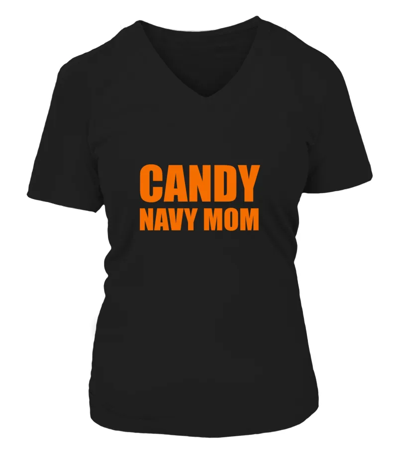 Candy Navy Mom Halloween T-shirts