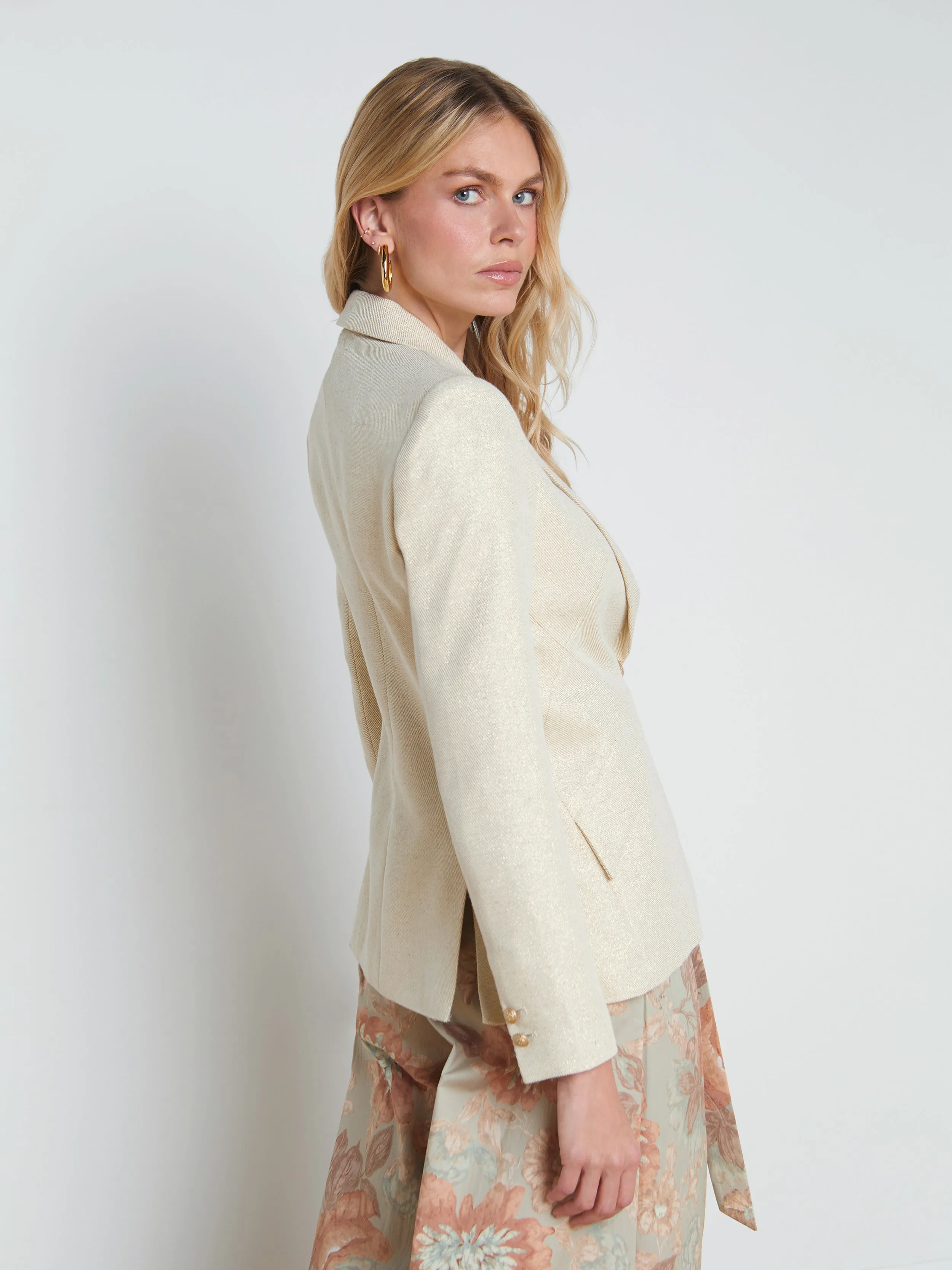 Chamberlain Linen-Blend Blazer