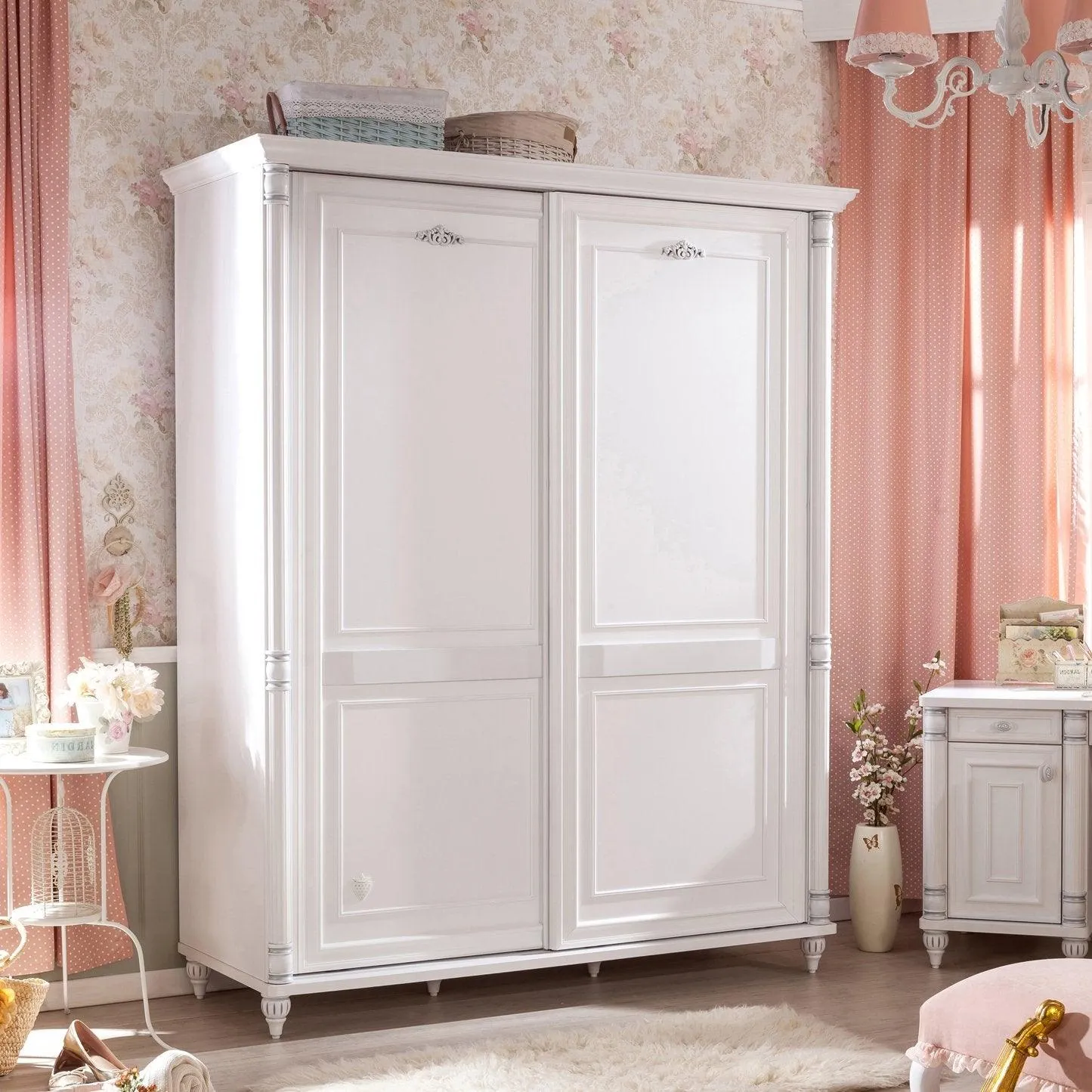 Cilek Romantic Sliding Wardrobe