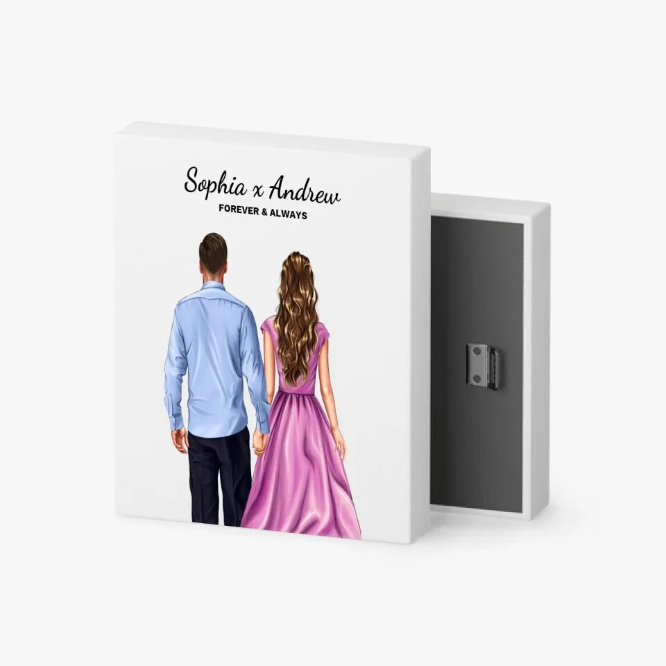 Customizable Couple Portrait - Romantic Date Night, Prom, Gala