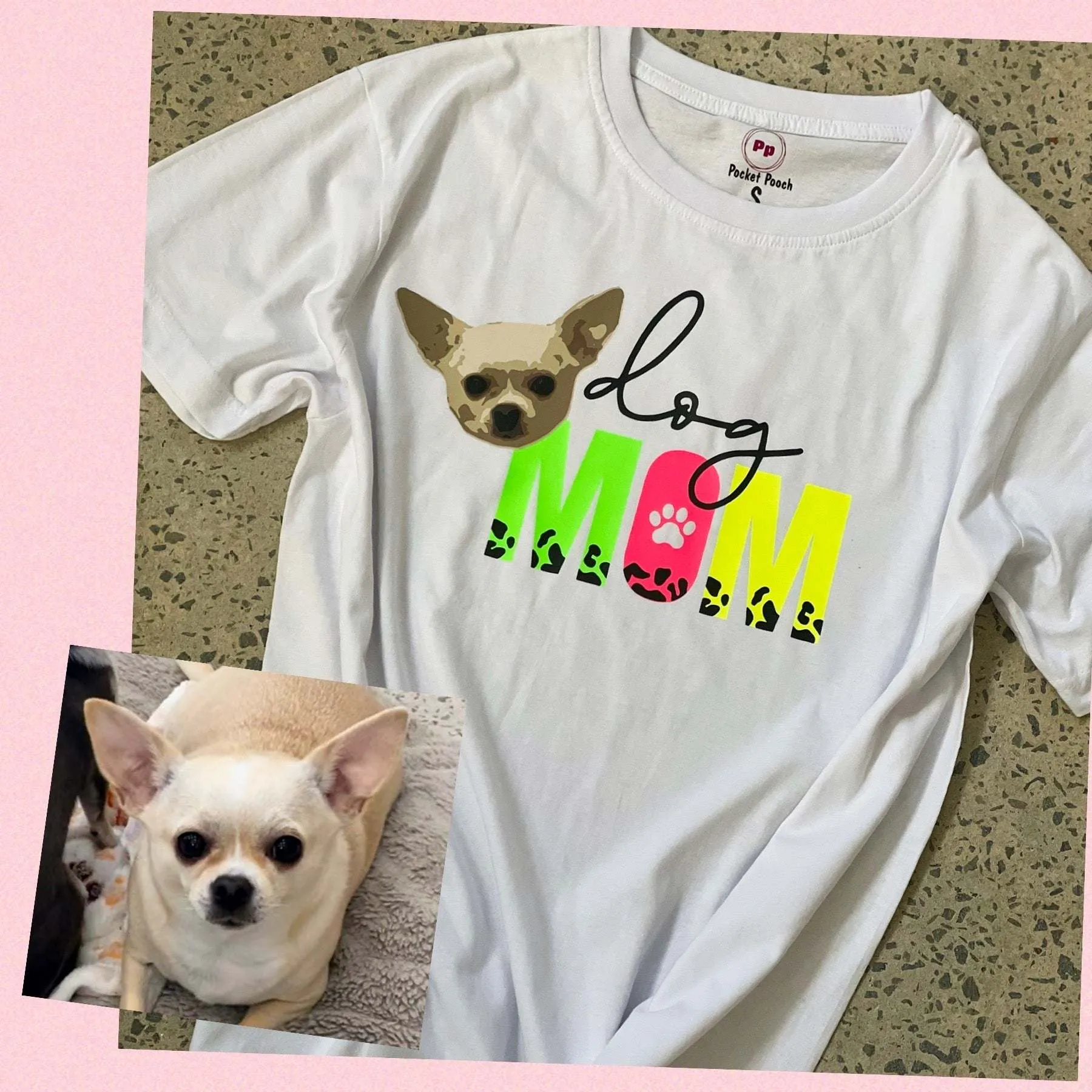 Dog personalised t-shirt