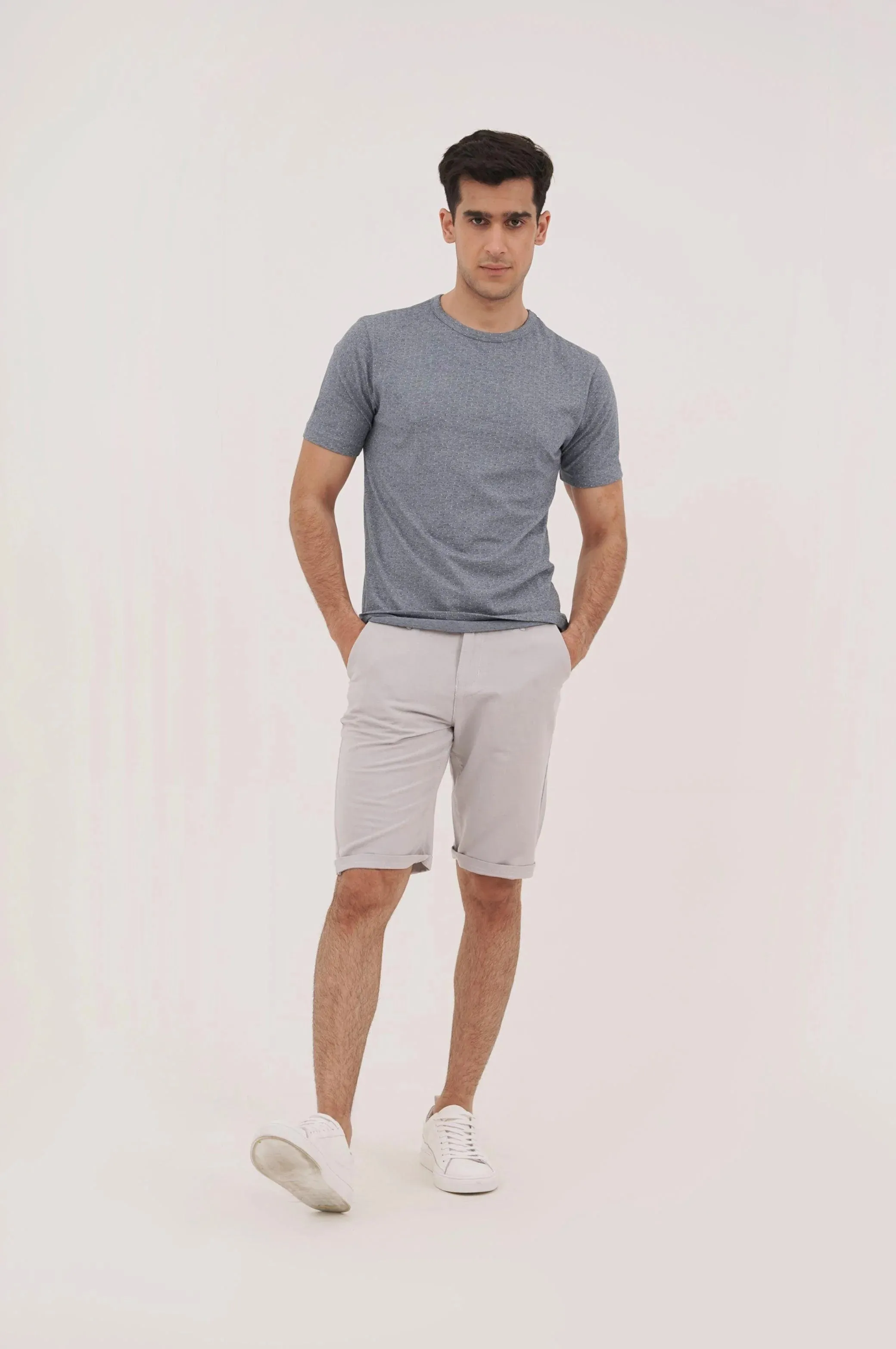 DRAWSTRING LINEN SHORTS