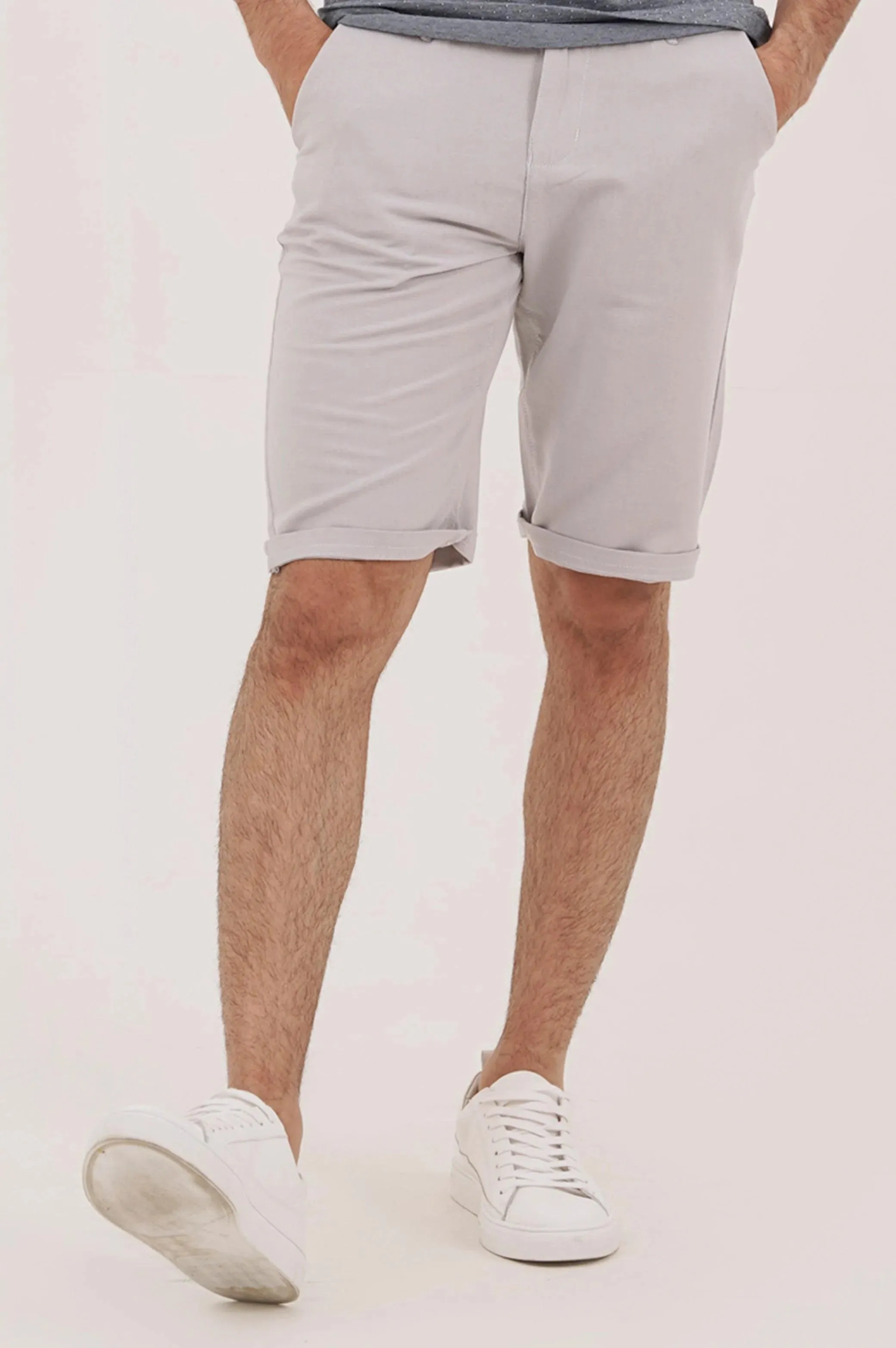 DRAWSTRING LINEN SHORTS