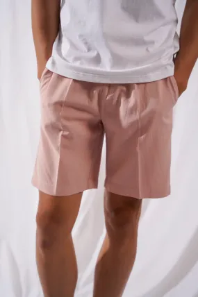 DRAWSTRING LINEN SHORTS