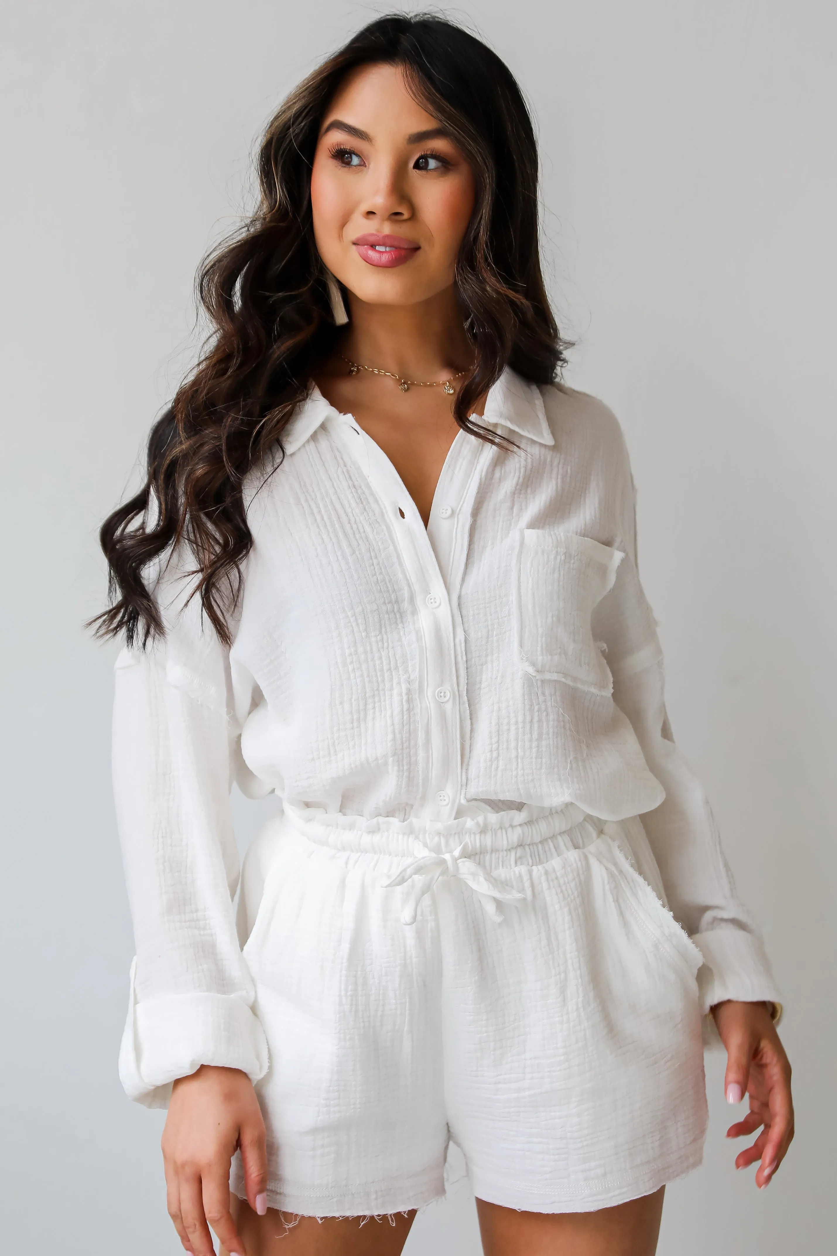 FINAL SALE - Breezy Getaway Linen Shorts - DU DEAL