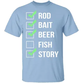 Fishing Checklist T-Shirt