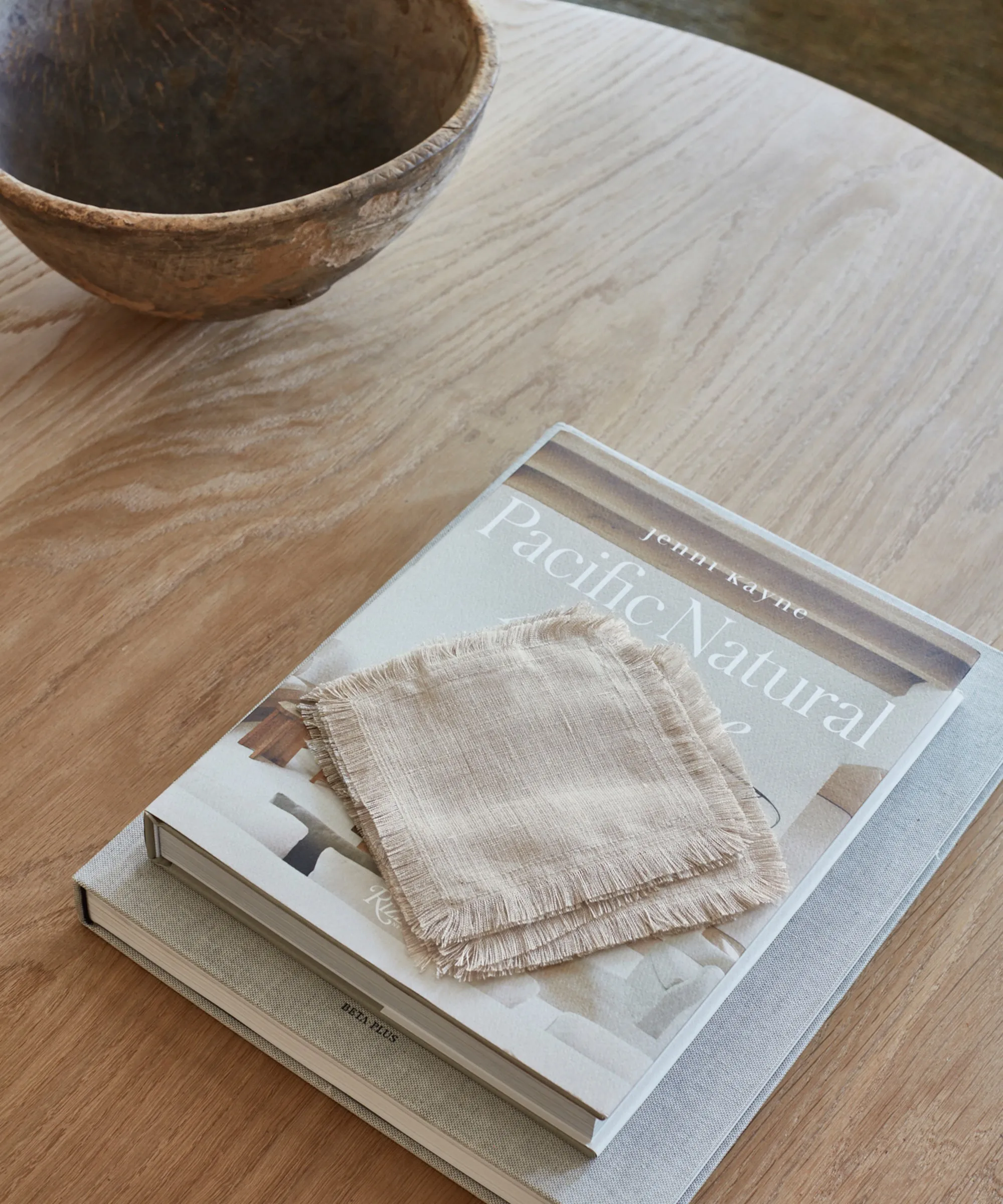 Frayed Linen Coaster