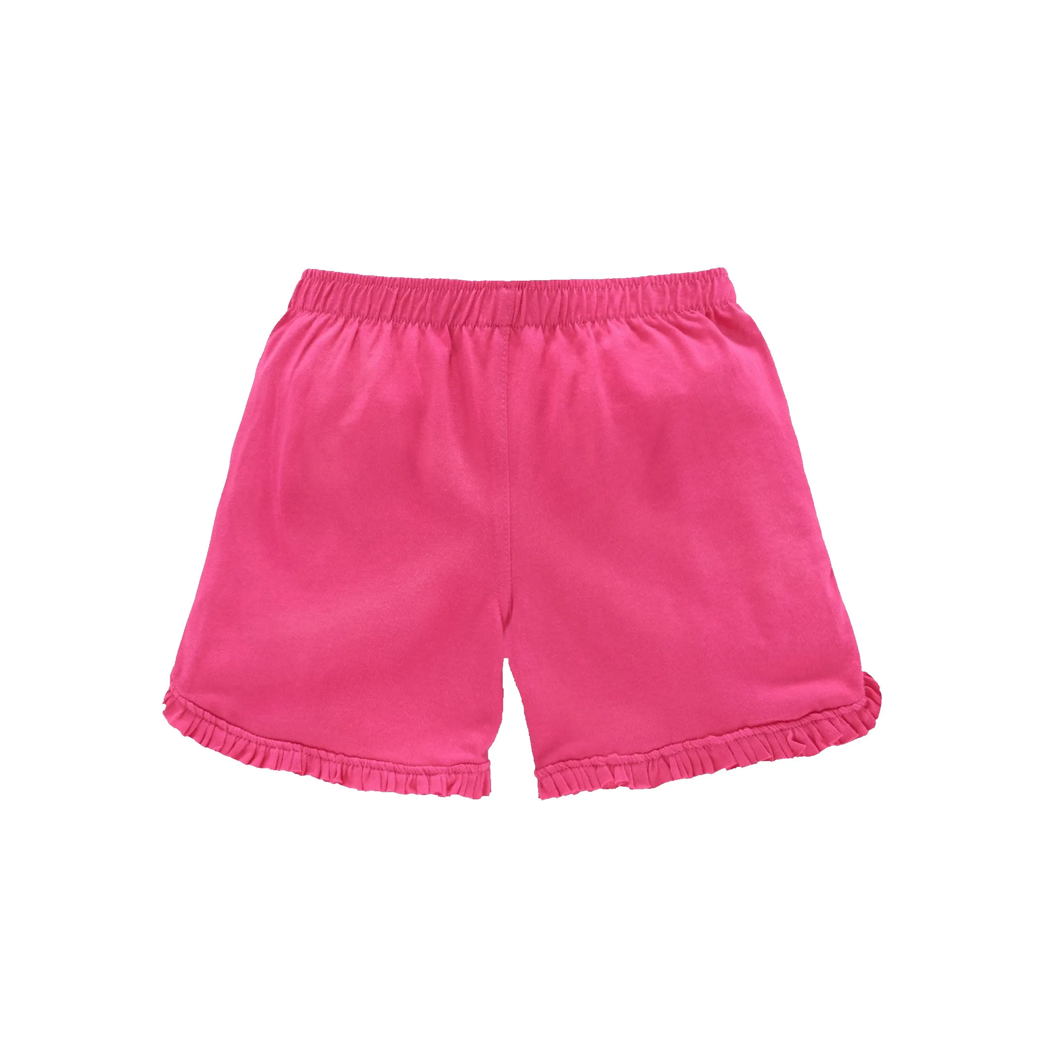 Girls Cotton Hot Shorts-Pack of 2