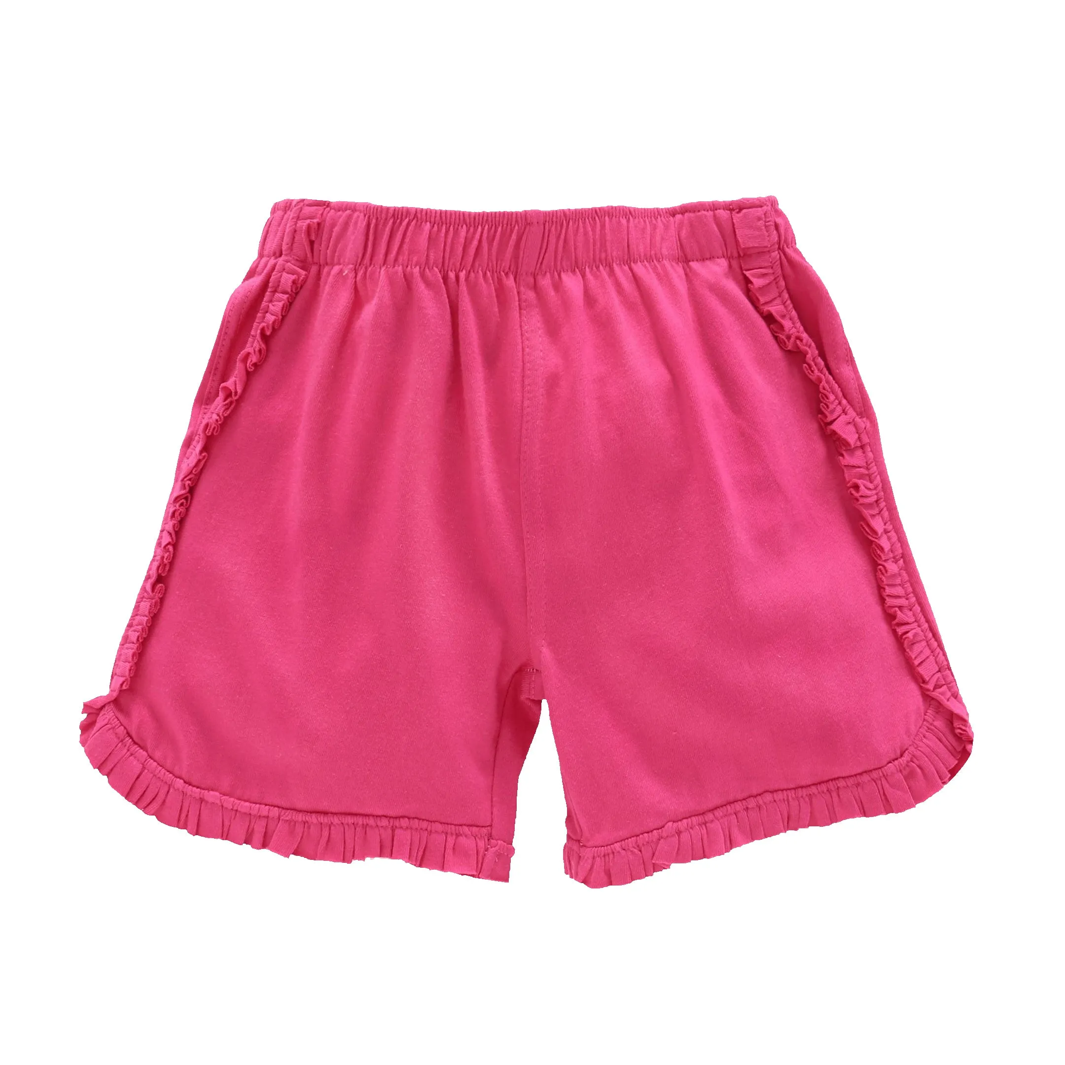 Girls Cotton Hot Shorts-Pack of 2