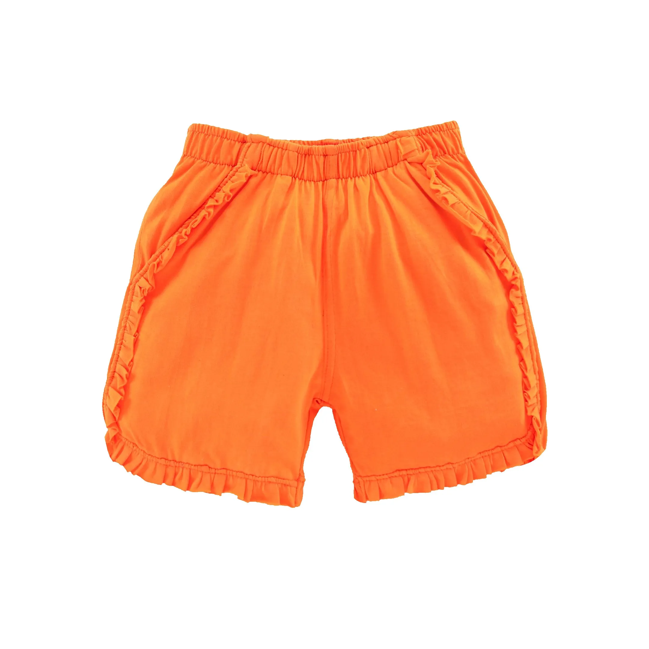 Girls Cotton Hot Shorts-Pack of 2