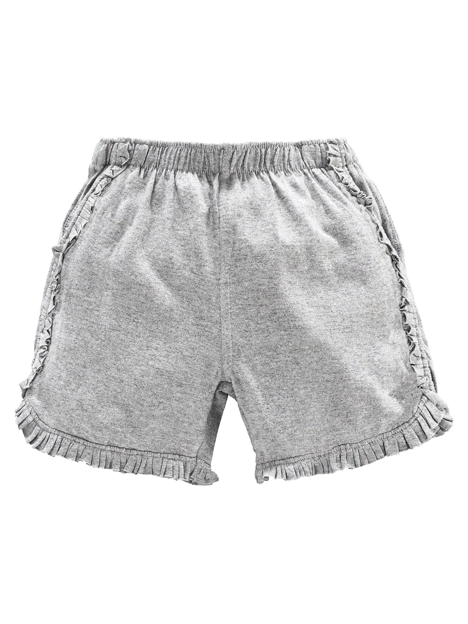 Girls Cotton Hot Shorts-Pack of 2