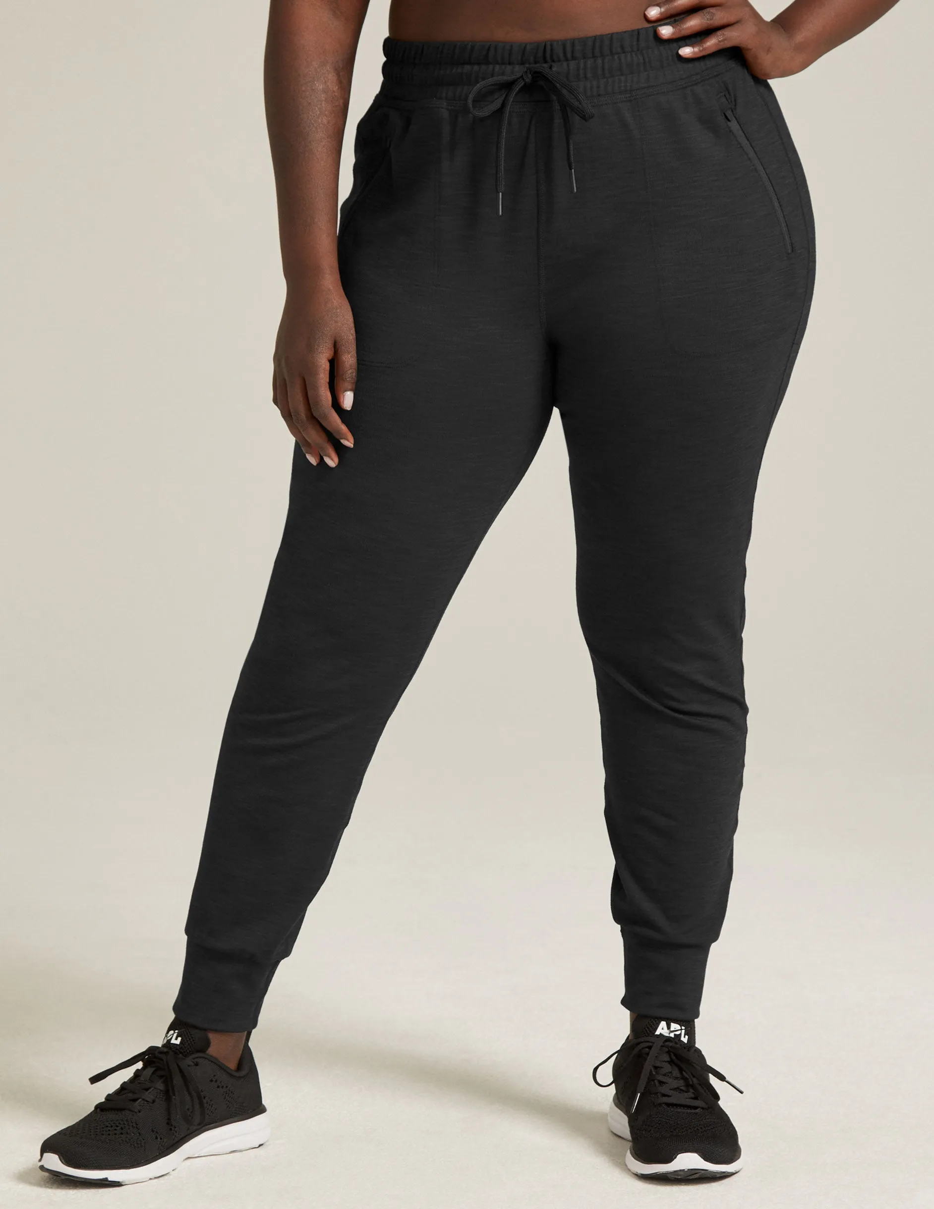 Heather Rib Street Jogger