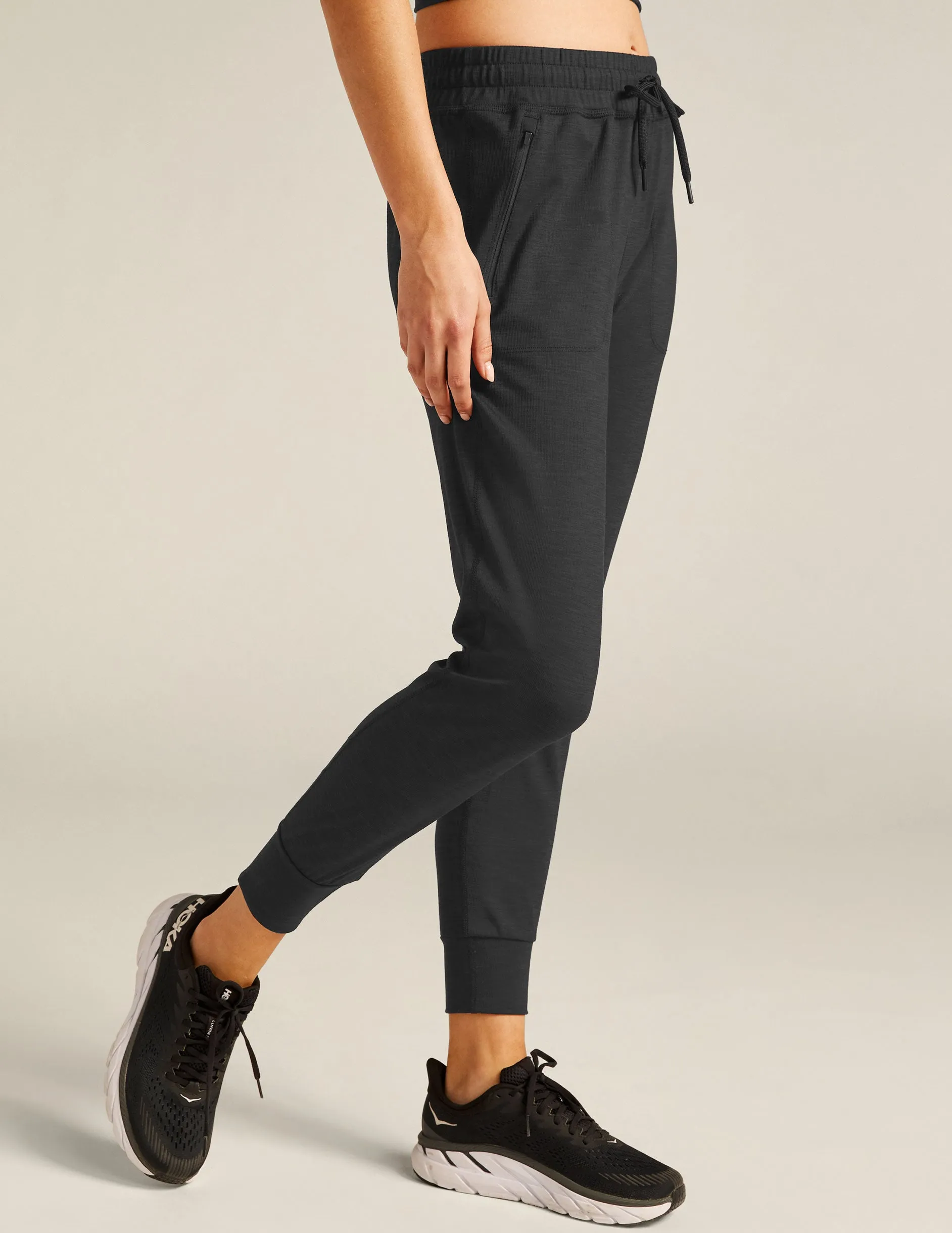 Heather Rib Street Jogger