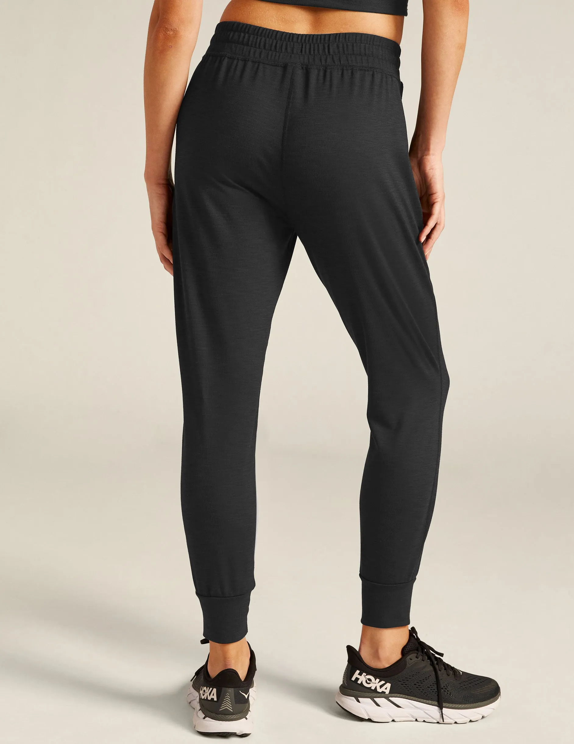 Heather Rib Street Jogger