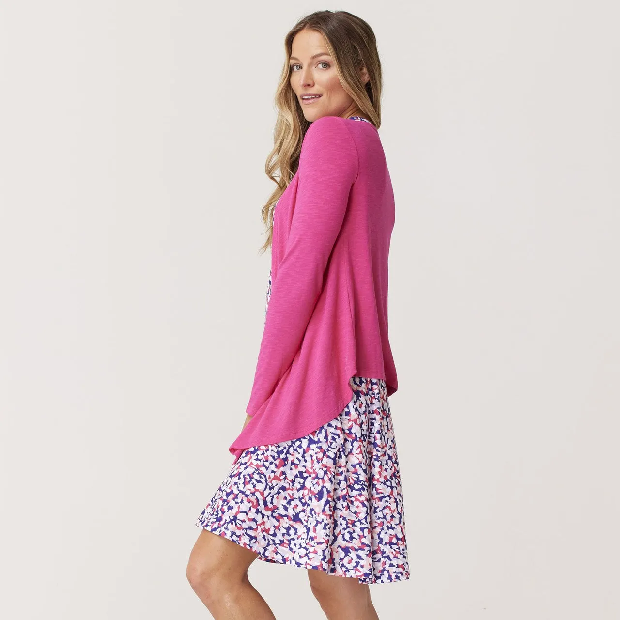 Krimson Klover Breezy Cardigan | Flamingo